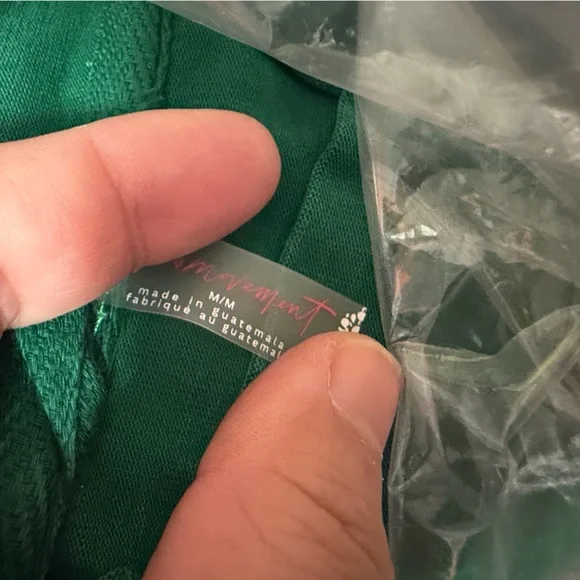 Free People Green Restoration Layer NWOT - Picture 12 of 15